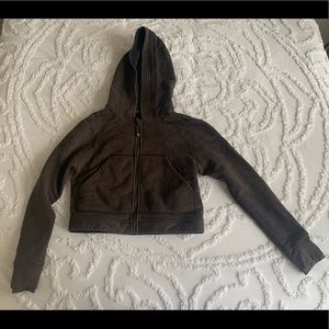 Brown Lululemon Zip Up Hoodie Size 8